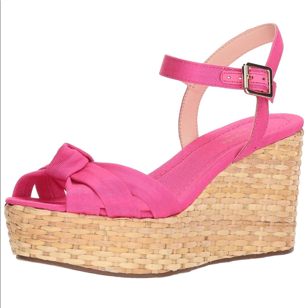Kate Spade Wicker Wedge Sandals